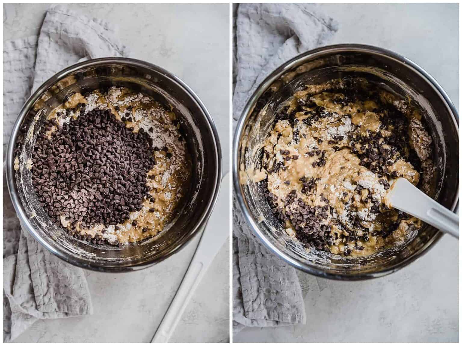 Banana Chocolate Chip Muffins with Spelt Flour Well Seasoned Studio