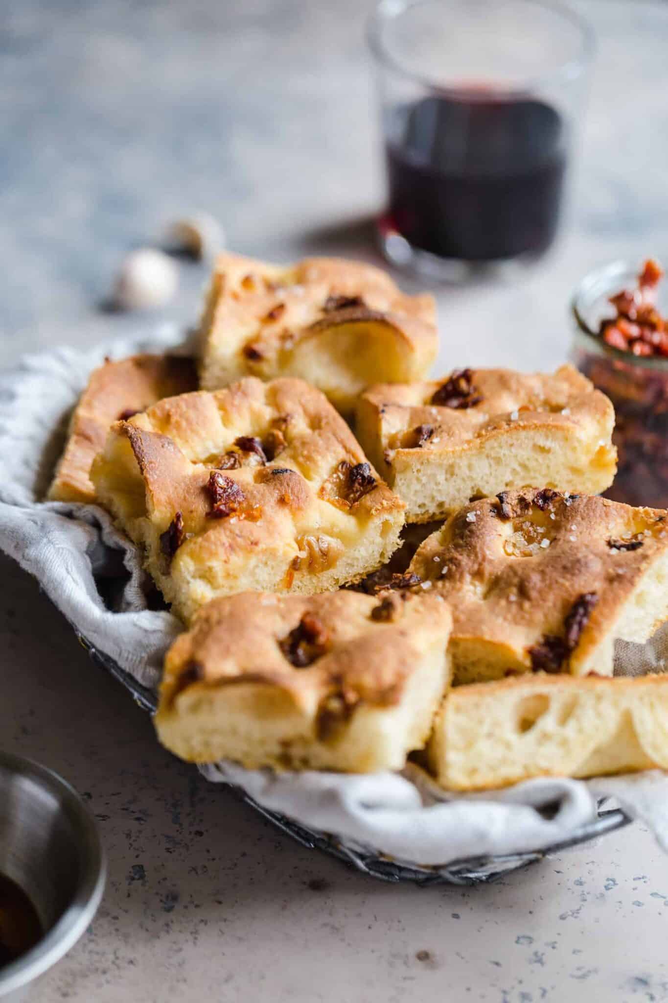 Roasted Garlic and SunDried Tomato Focaccia Well Seasoned Studio