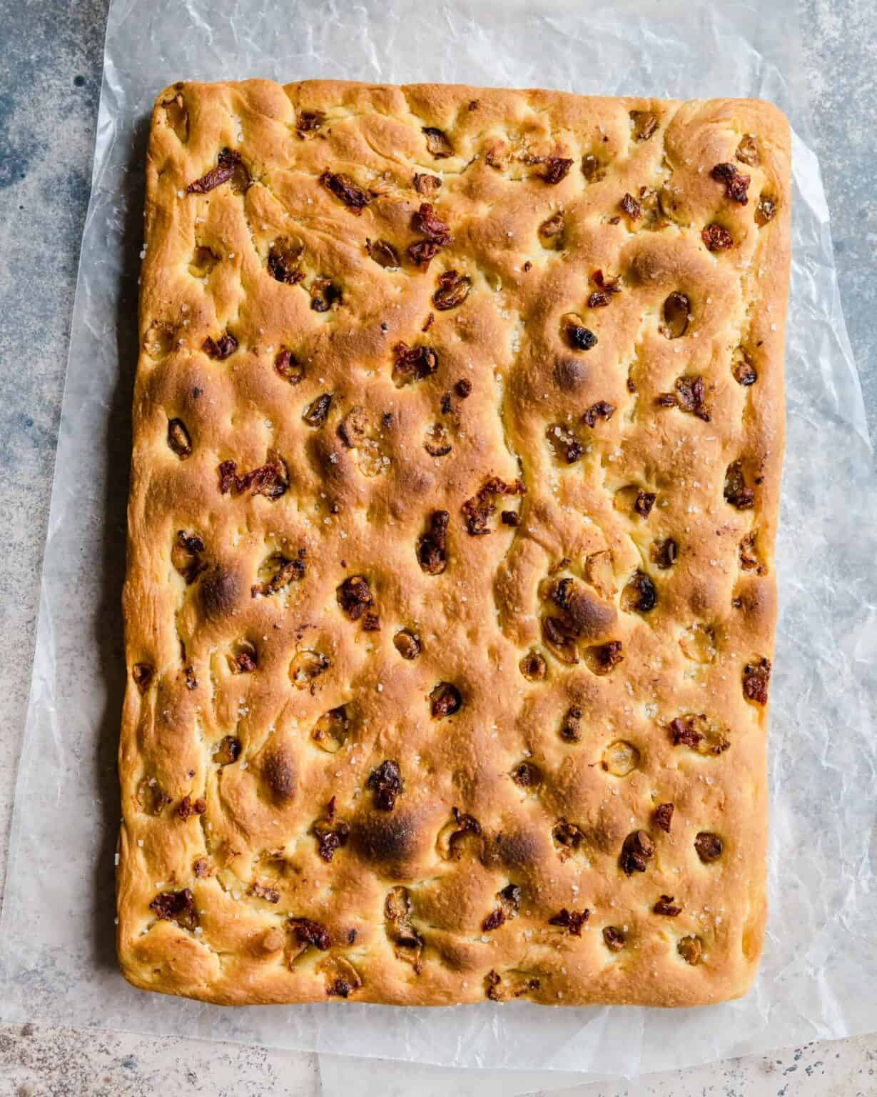 Roasted Garlic and SunDried Tomato Focaccia Well Seasoned Studio