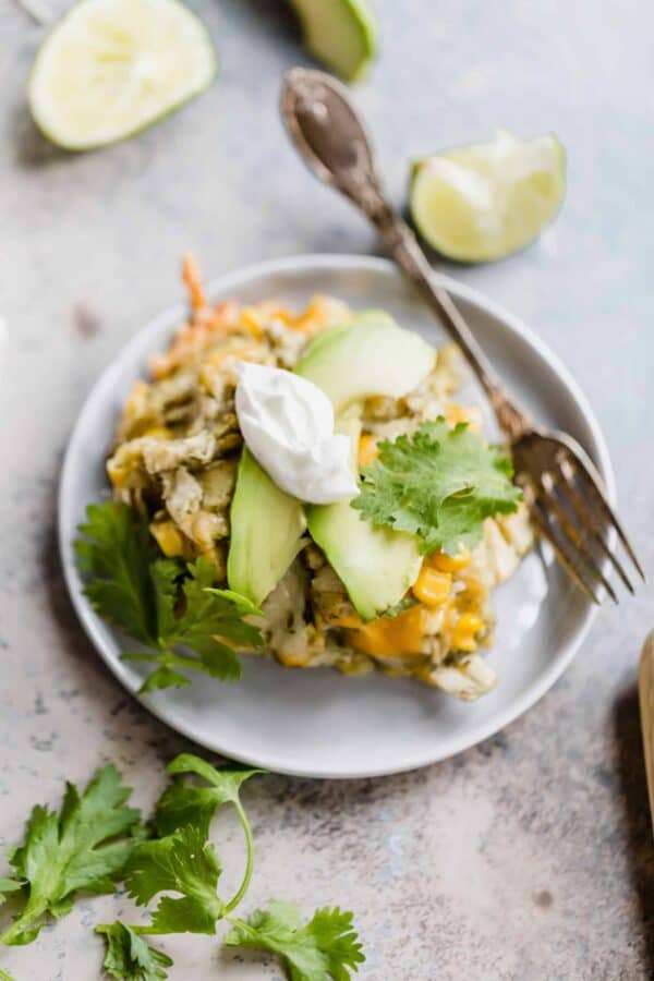 35Minute Skillet Turkey Enchilada Skillet (For Thanksgiving Leftovers