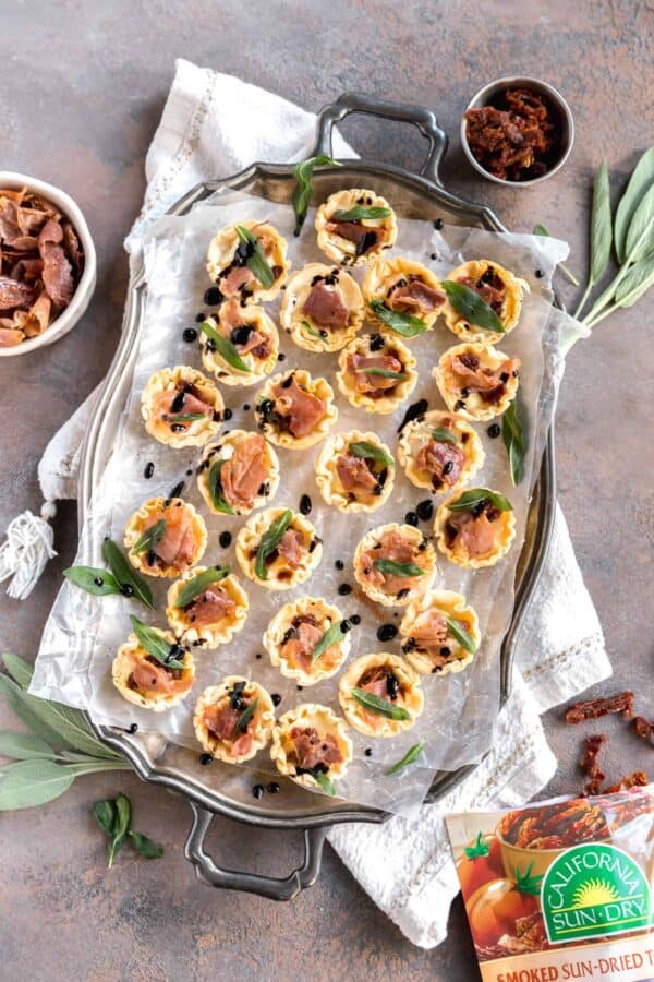 Baked Brie Phyllo Cups (holiday appetizer!) Well Seasoned Studio