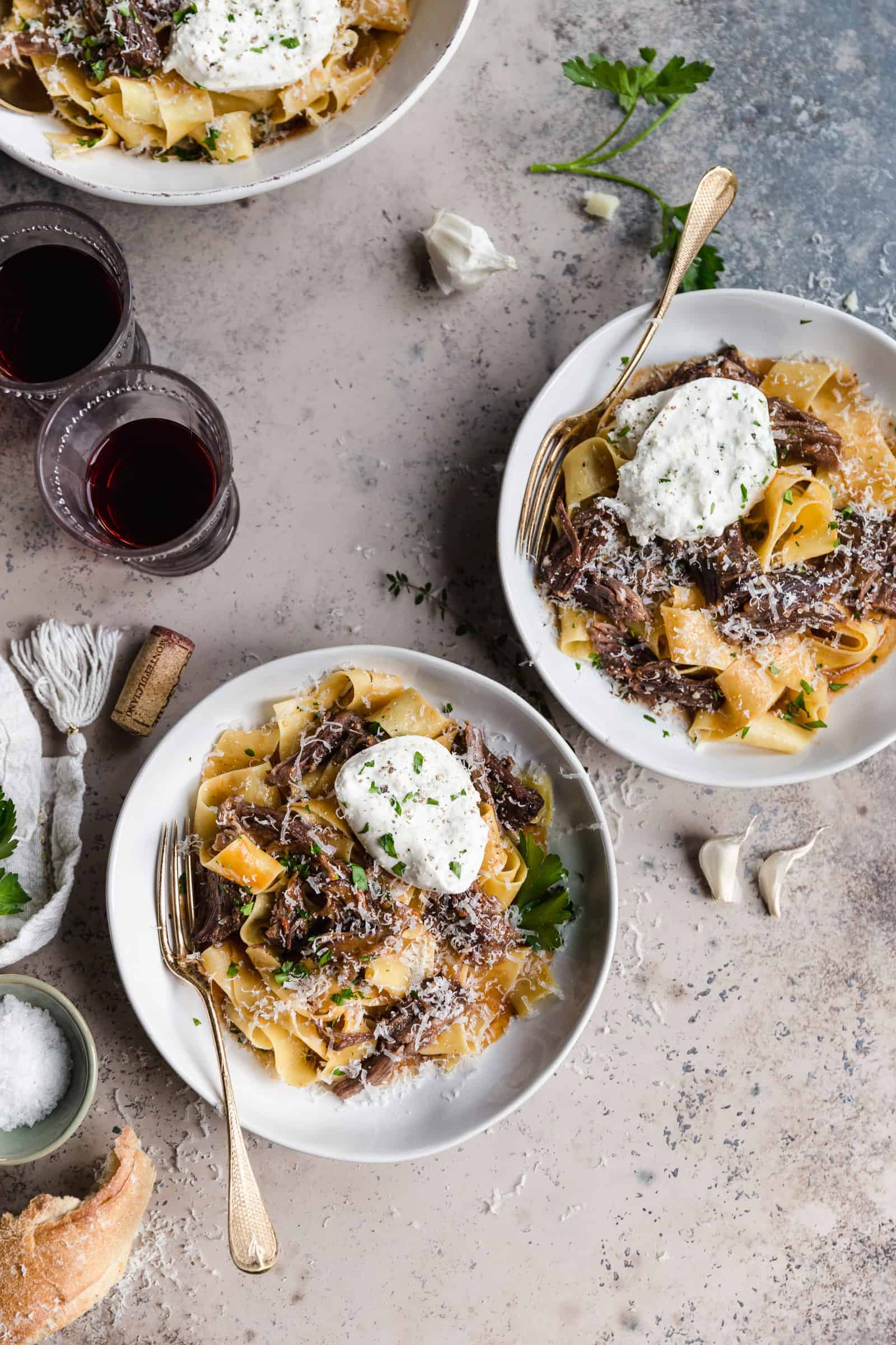 Braised Beef Pappardelle (perfect holiday dish!) Well Seasoned Studio
