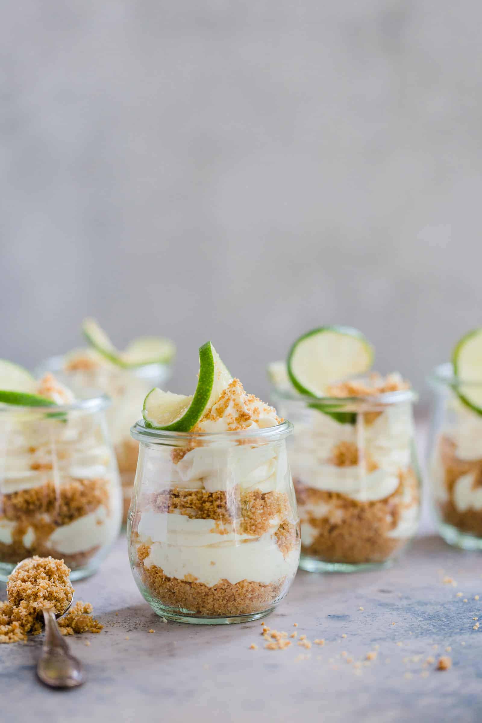 No-Bake Key Lime Cheesecake Parfaits