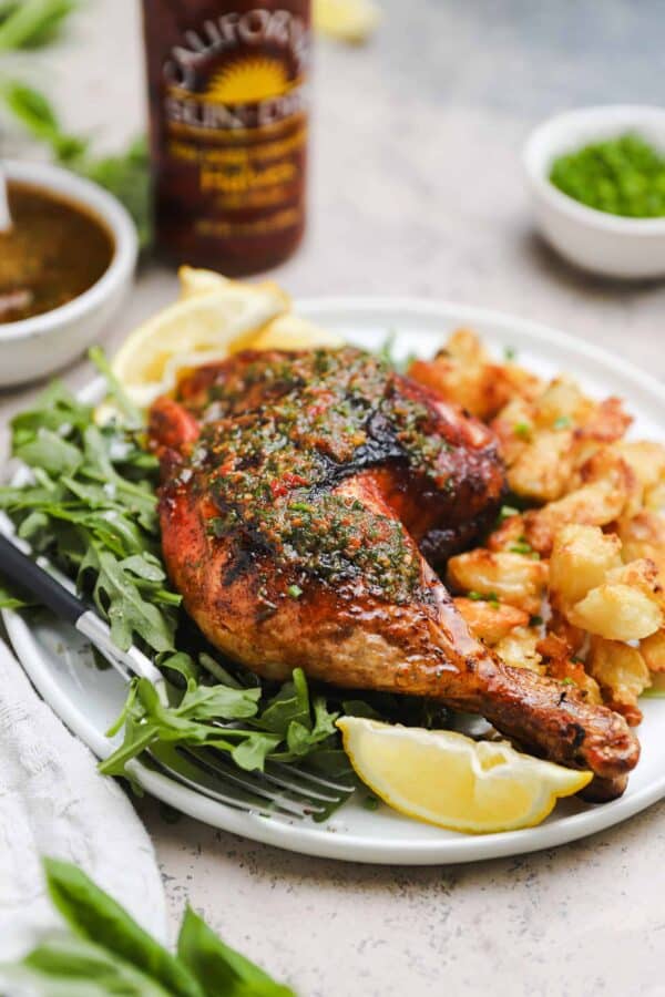 Juicy Grilled Spatchcock Chicken with Herb Marinade Well Seasoned Studio