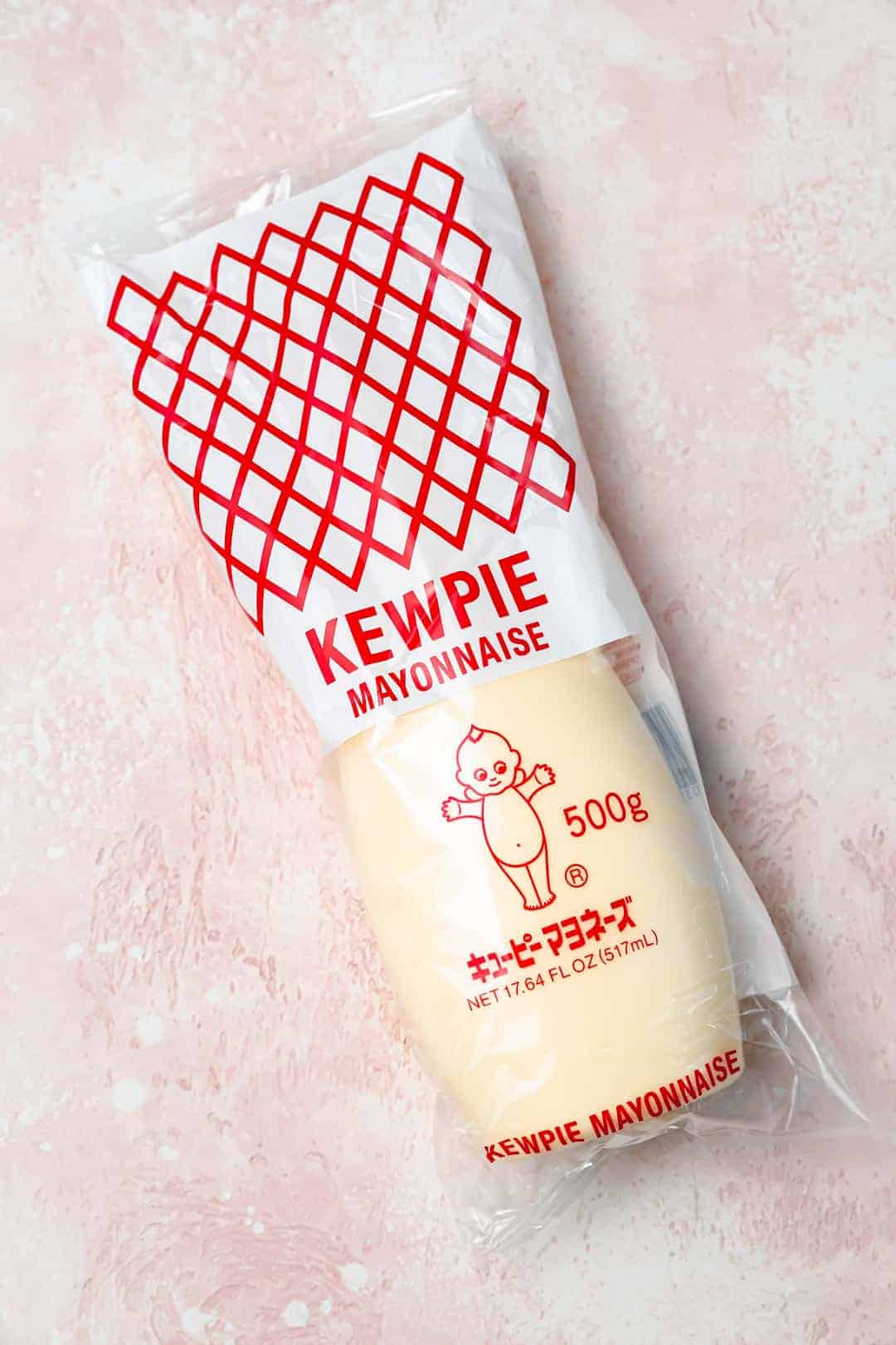Kewpie mayonnaise in its unopened, original packaging.
