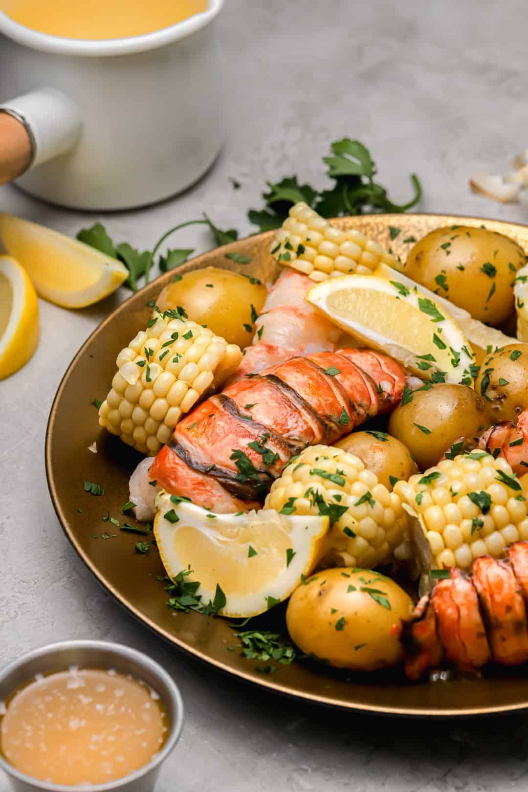 Butter Poached Sous Vide Lobster Tails Well Seasoned Studio
