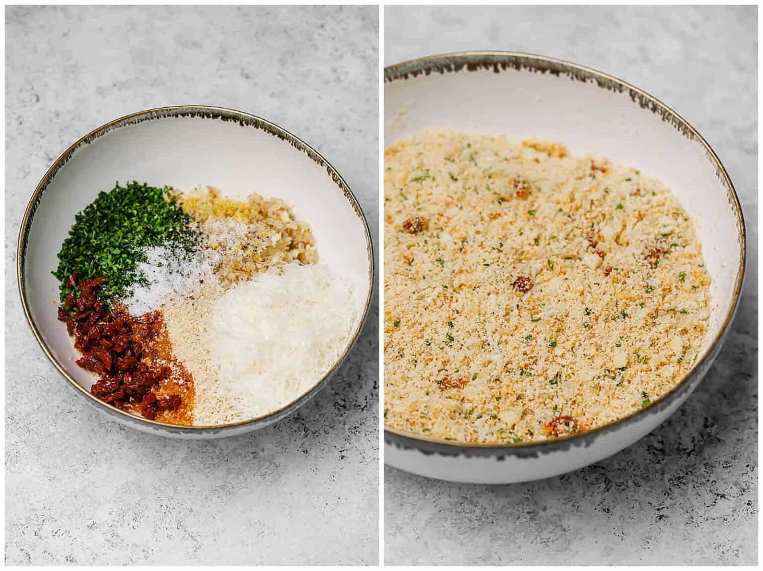 Stuffed Artichokes with Sun Dried Tomatoes & Breadcrumbs Well