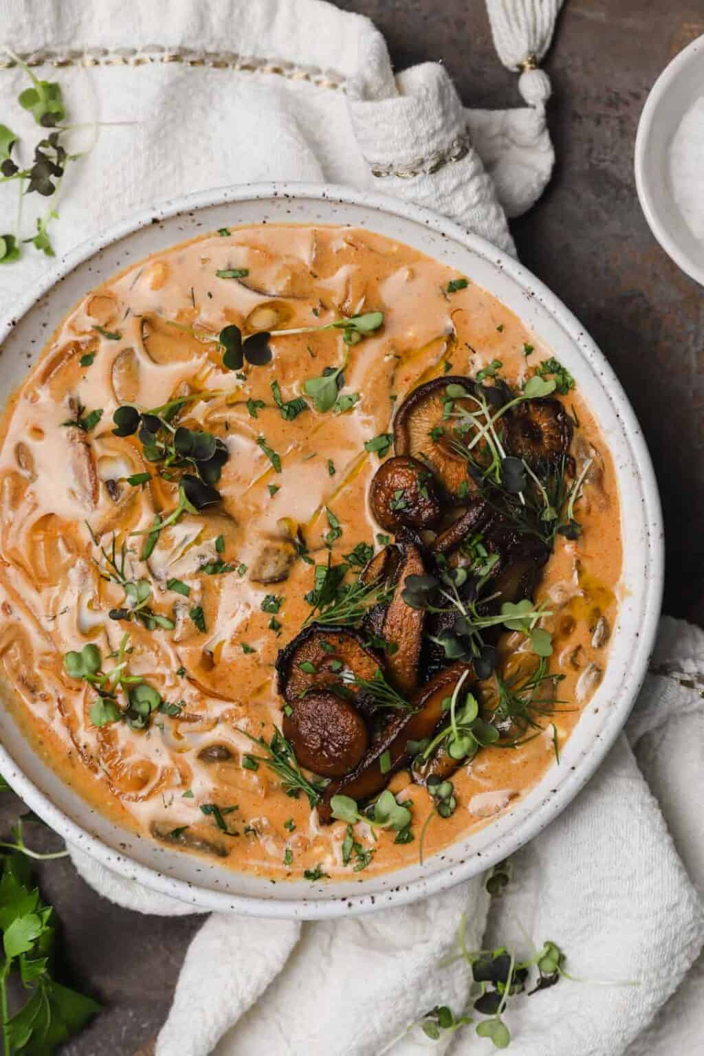 Hungarian Mushroom Soup with Sour Cream Well Seasoned Studio