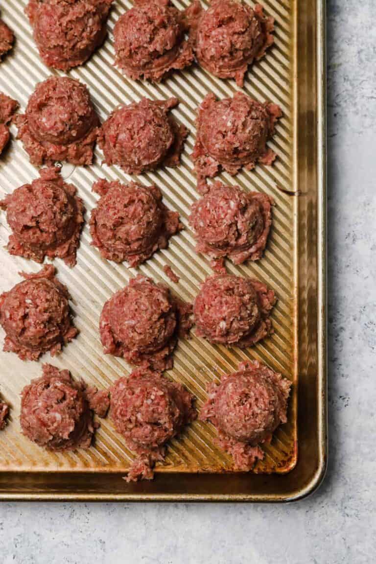 25Minute Baked Ground Beef Meatballs Well Seasoned Studio