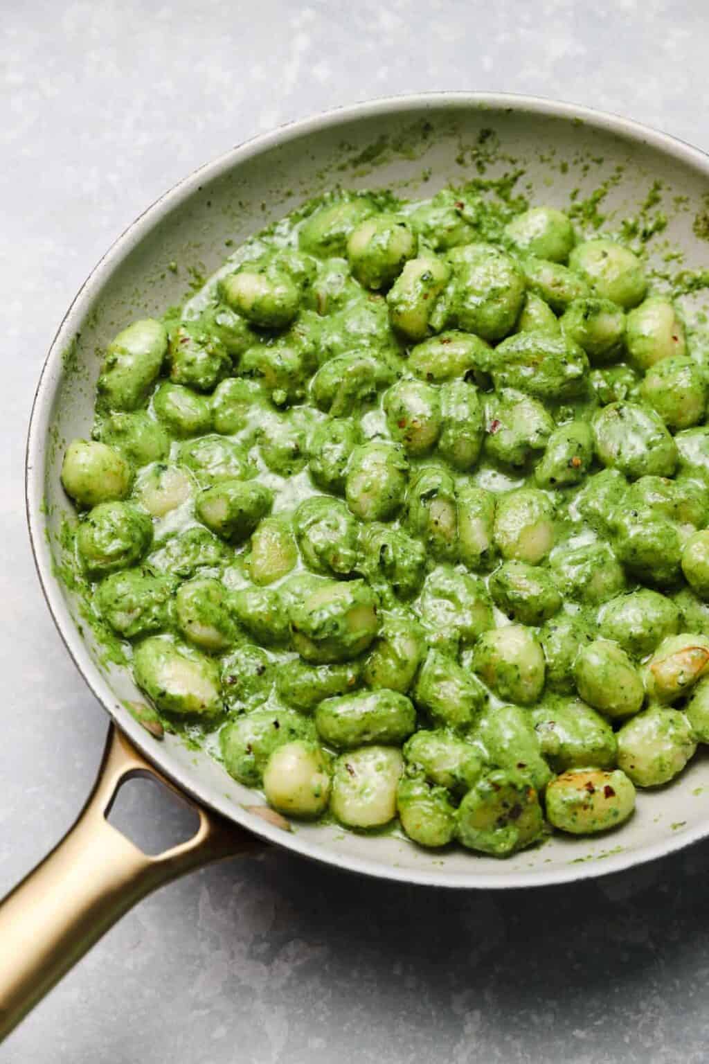 Creamy Kale Gnocchi Recipe With Pancetta! Well Seasoned Studio
