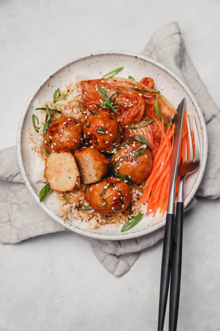 30Minute Broiled Gochujang Chicken Meatballs Well Seasoned Studio