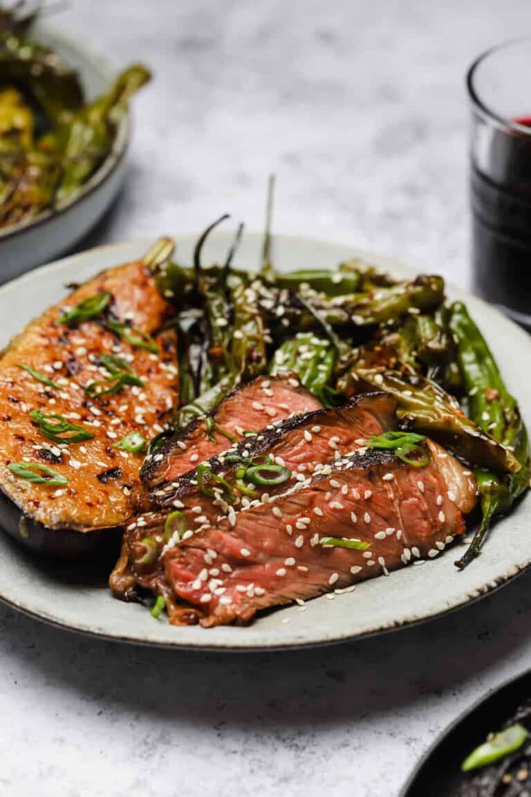 Sesame Ribeye Sesame-Marinated Cast Iron Ribeye - Well Seasoned Studio