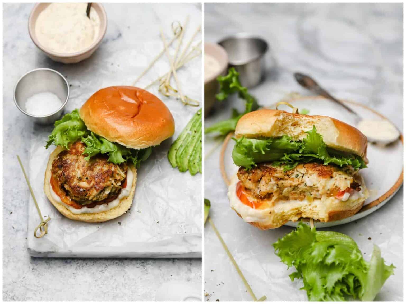 Baltimore Crab Cake Sandwich (with Ritz Crackers!) Well Seasoned Studio