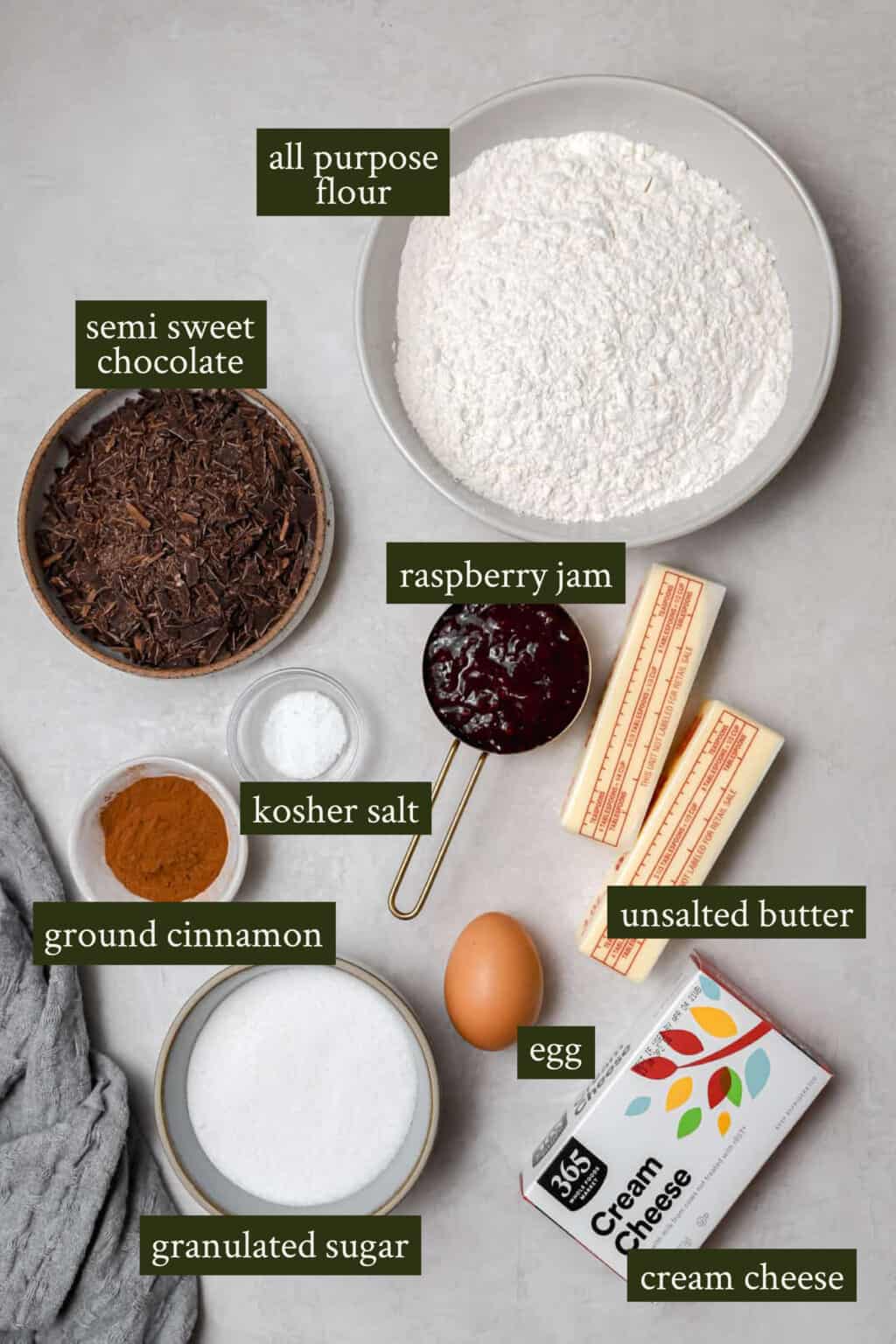 Flaky, Buttery Chocolate Raspberry Rugelach - Well Seasoned Studio