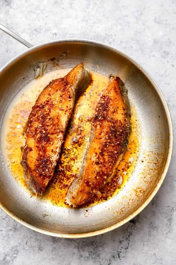 Pan Seared Halibut with Chili Garlic Oil Well Seasoned Studio