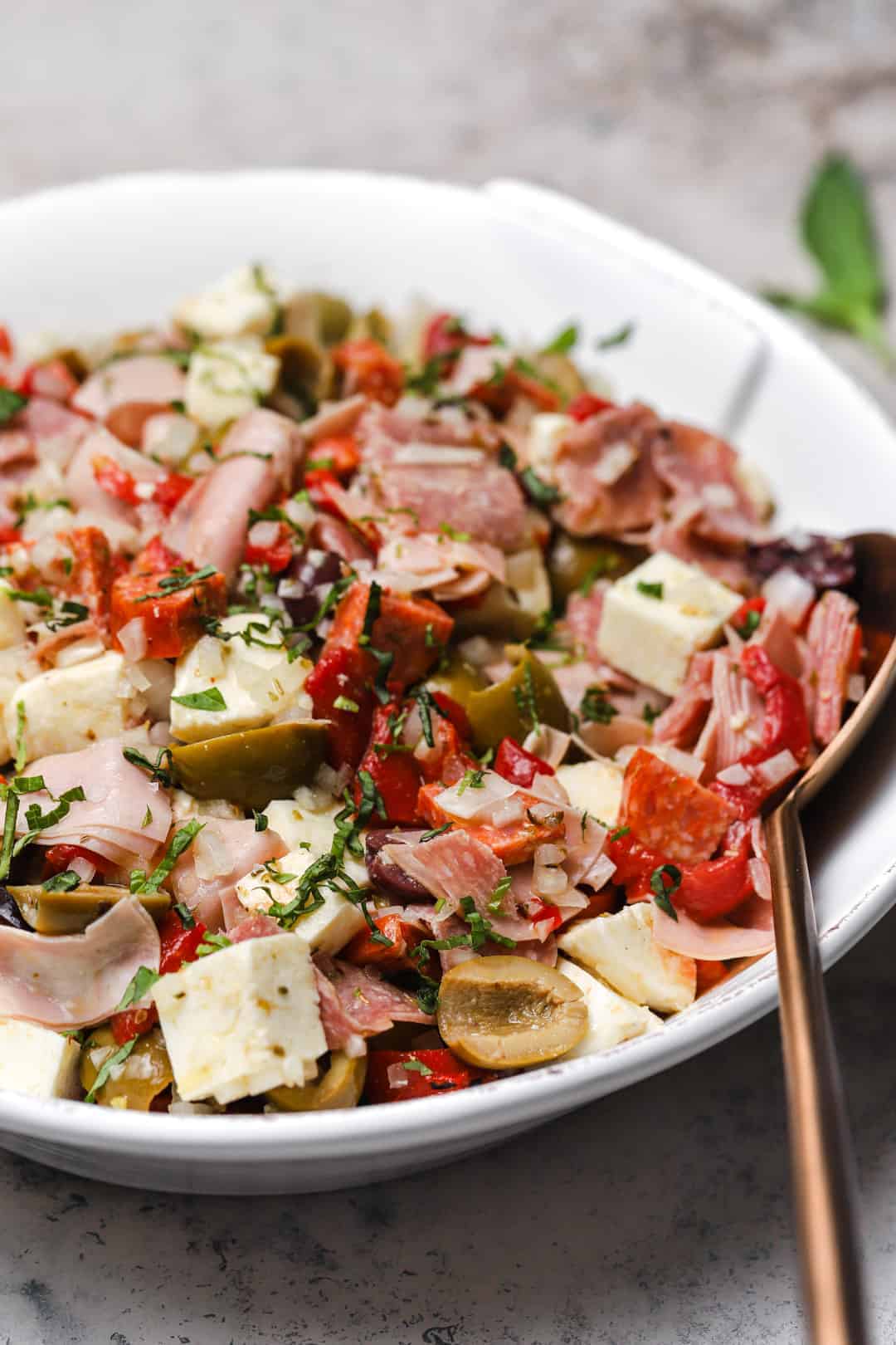 Easy Antipasto Salad with Italian Vinaigrette Well Seasoned Studio