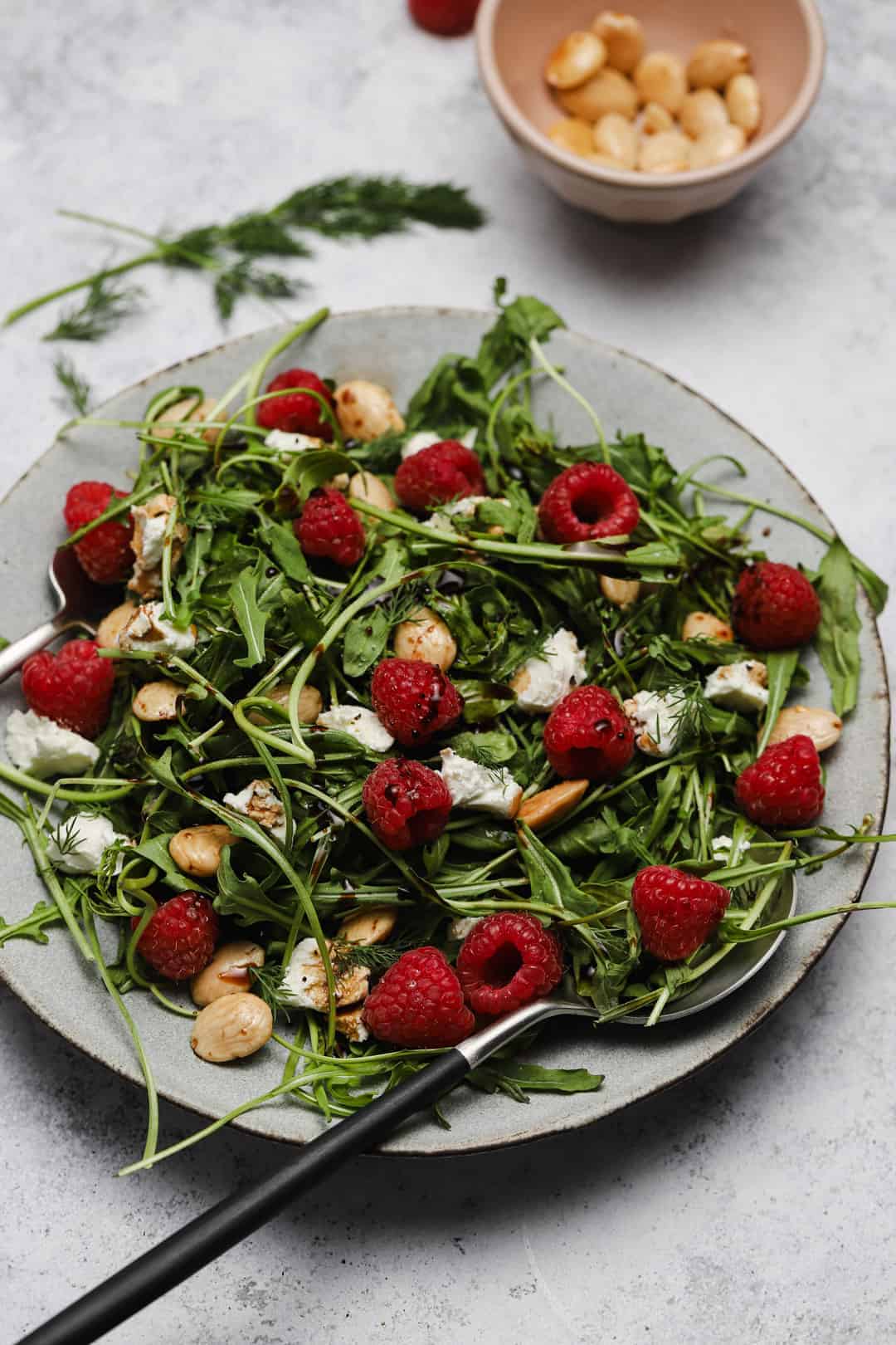 House Salad with Arugula & Goat Cheese