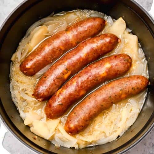 Juicy BeerBraised Brats For Oktoberfest Well Seasoned Studio