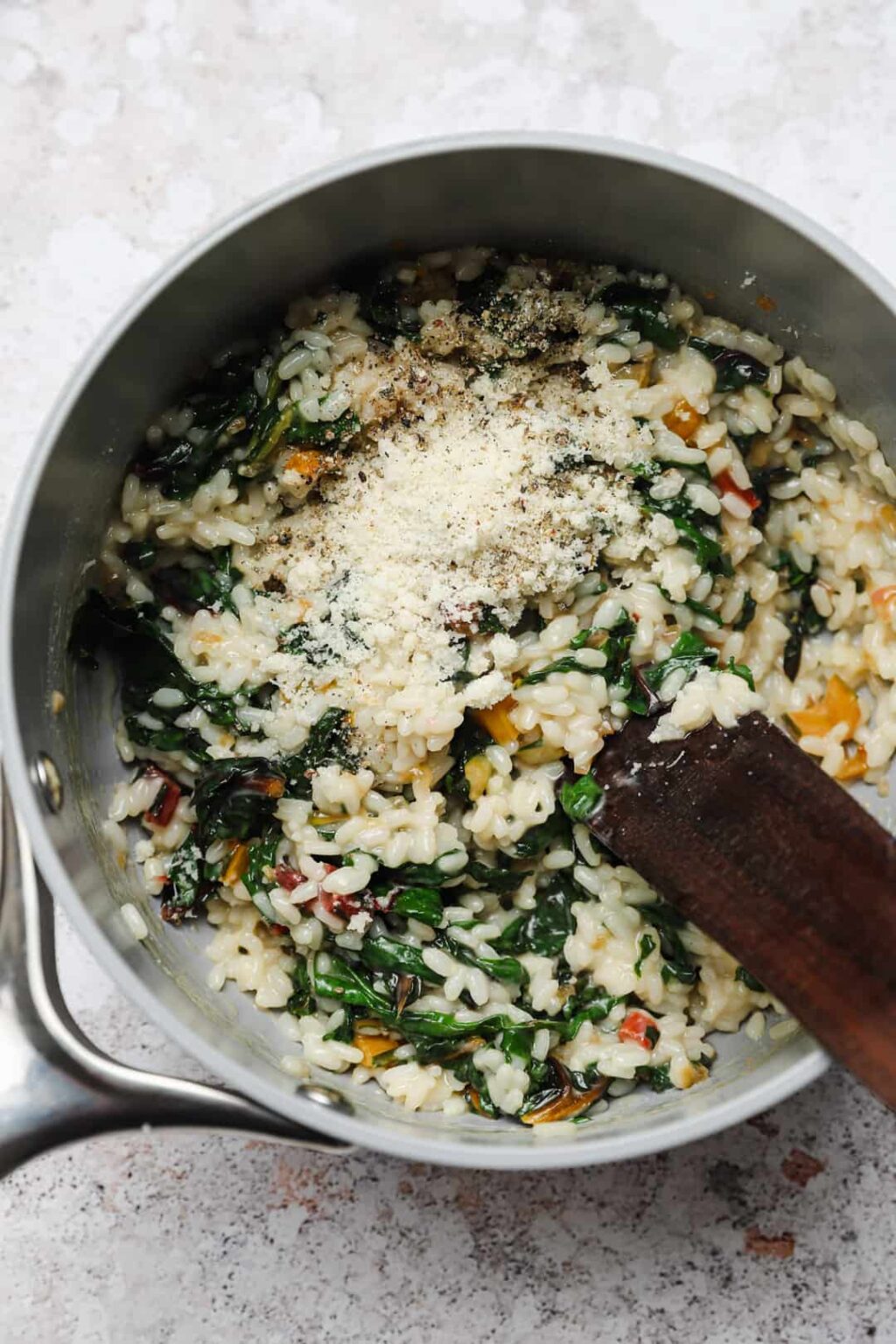Truffle Risotto Recipe with Swiss Chard Well Seasoned Studio