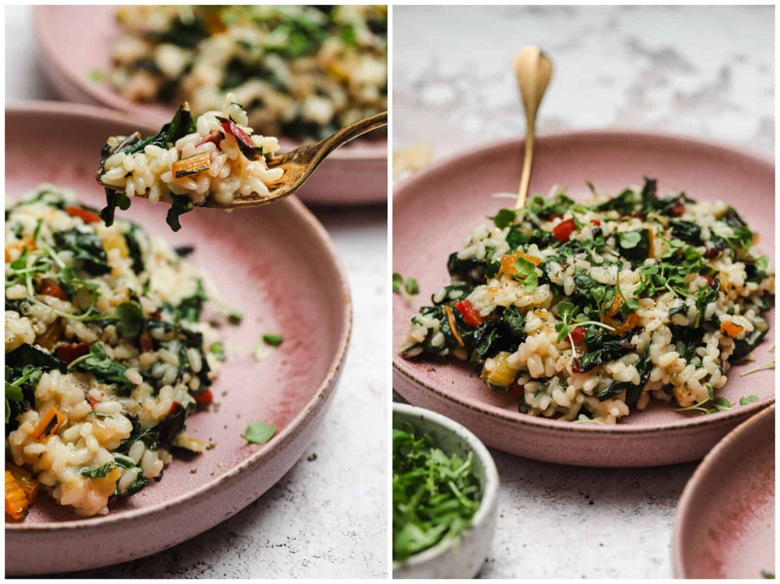 30Minute Truffle Risotto with Swiss Chard Well Seasoned Studio