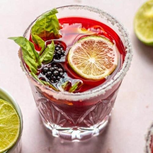 Blackberry Basil Margarita (Cinco de Mayo) Well Seasoned Studio