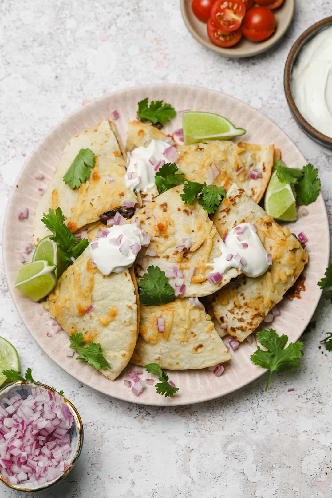 Crispy Sheet Pan Black Bean Quesadillas (25 Minutes)
