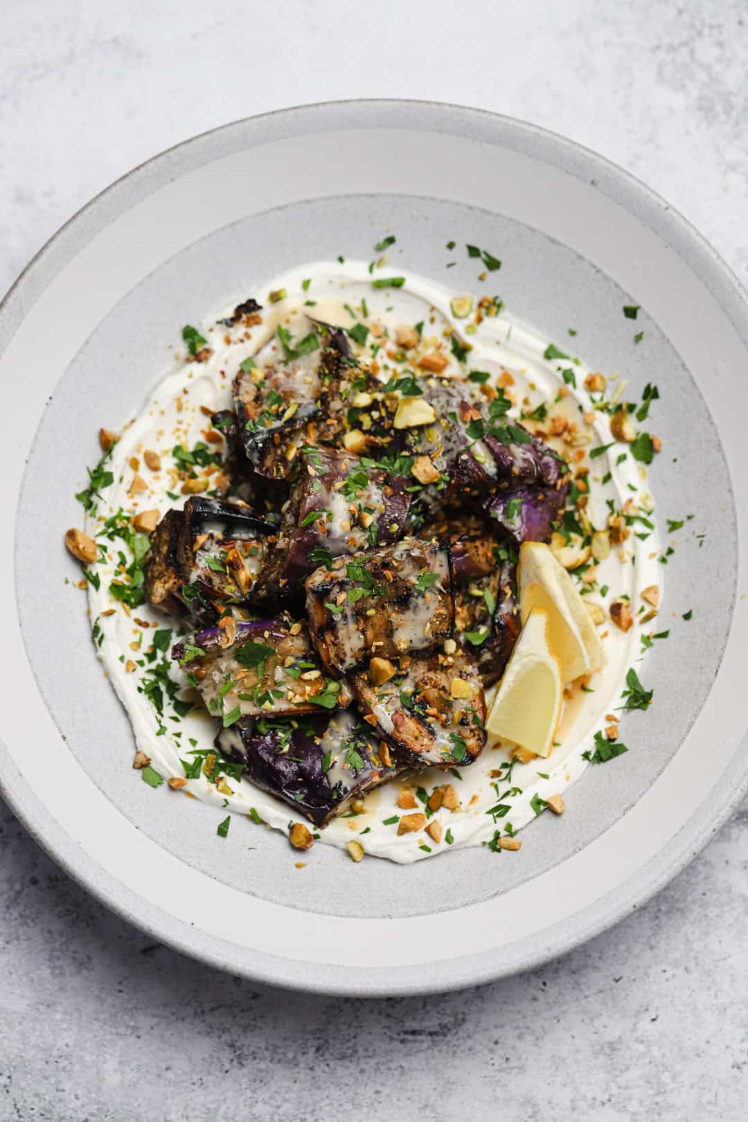 Grilled Eggplant Skewers {GF DF} Well Seasoned Studio