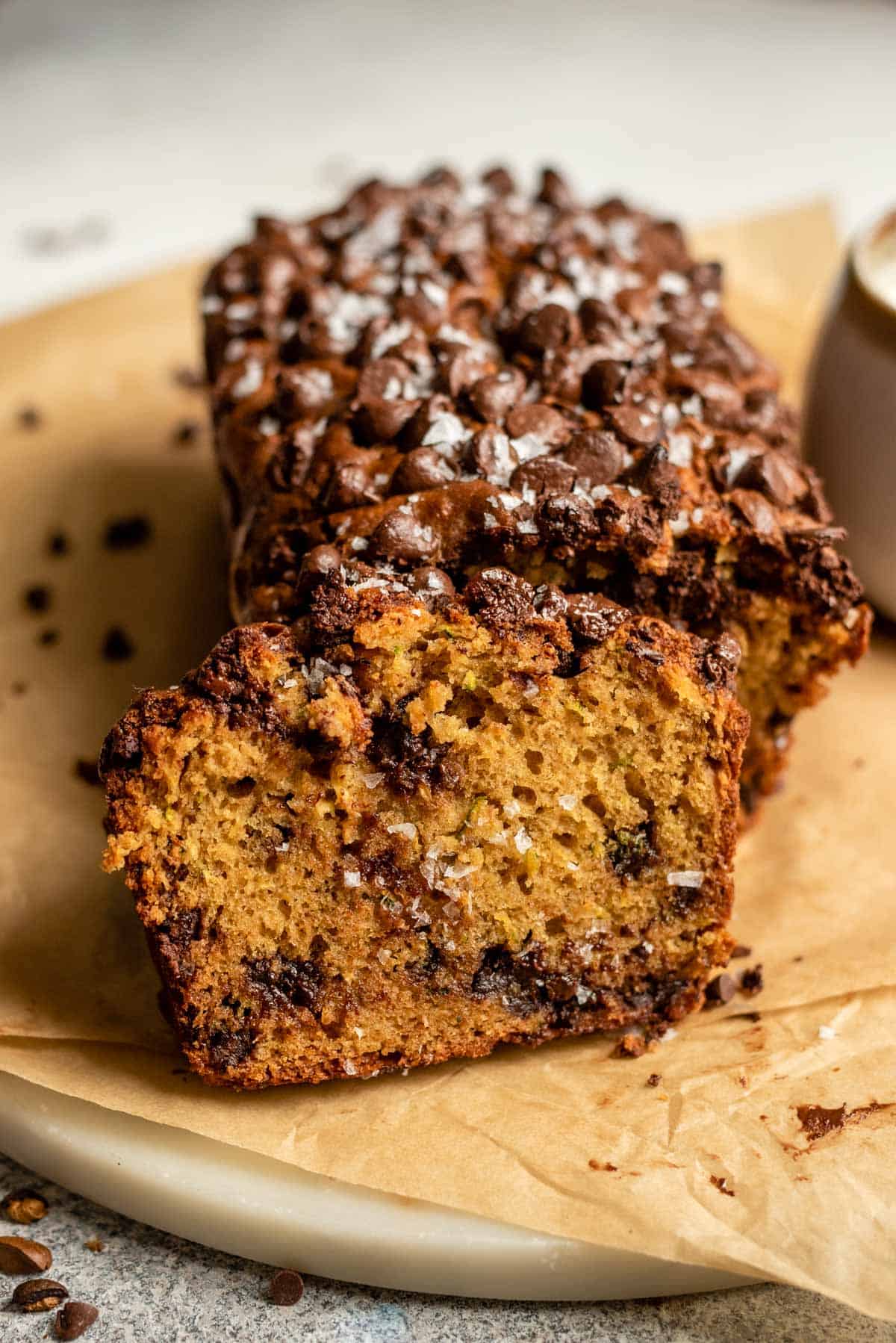 Ultra-Moist Chocolate Chip Zucchini Loaf