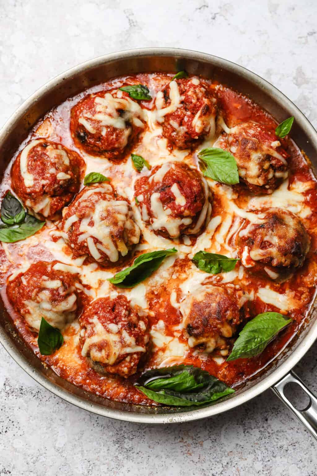 Tender CheeseStuffed Baked Meatballs Well Seasoned Studio