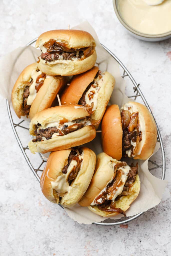 25Minute Cheeseburger Sliders with Gruyere Well Seasoned Studio