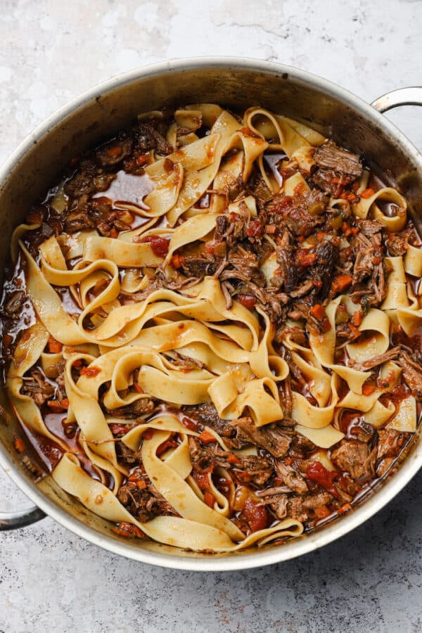 Tender, Slow Braised Short Rib Ragu! - Well Seasoned Studio