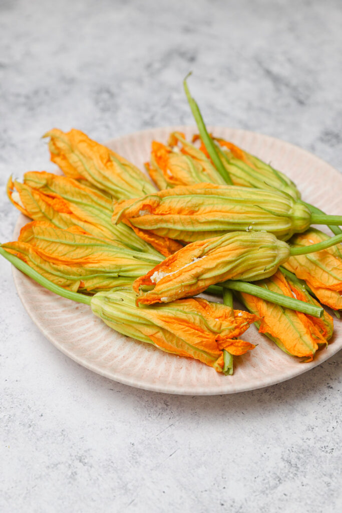 Fried Stuffed Squash Blossoms With Ricotta (Fiori di Zucca) Well