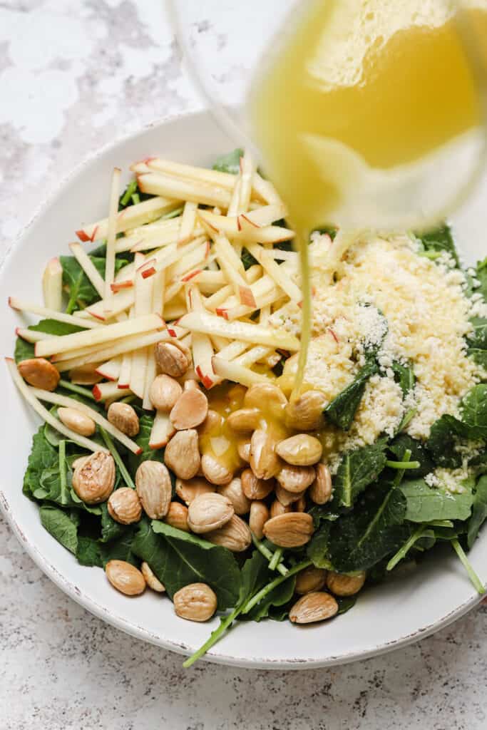 No Cook Kale and Brussels Sprout Salad Well Seasoned Studio