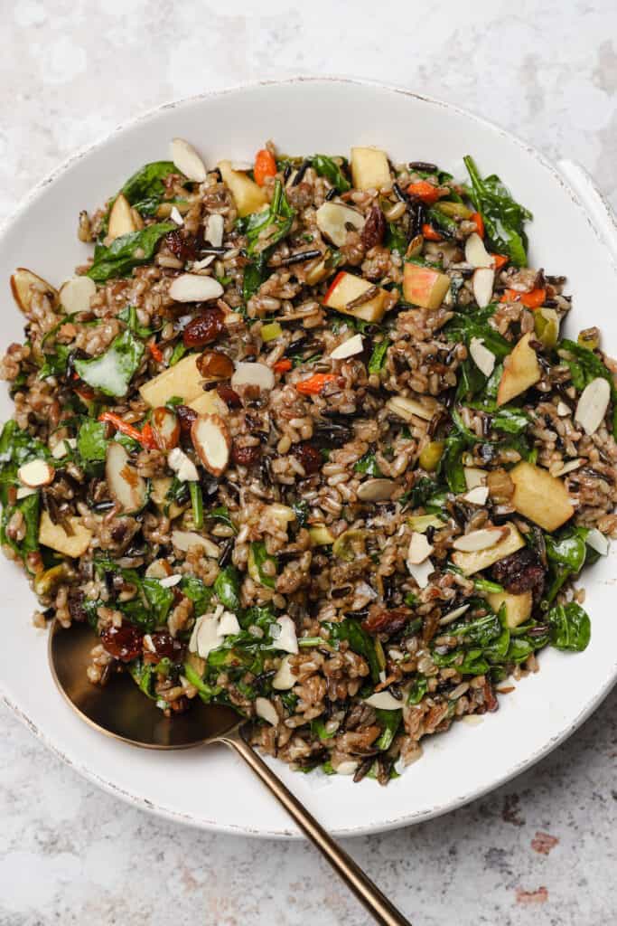 Sweet & Savory Wild Rice Salad Well Seasoned Studio