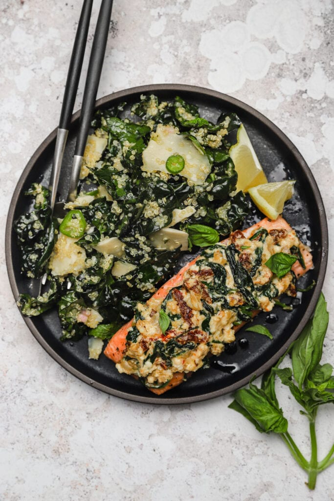 QuickBaked Salmon Florentine (Salmon Filets) Well Seasoned Studio