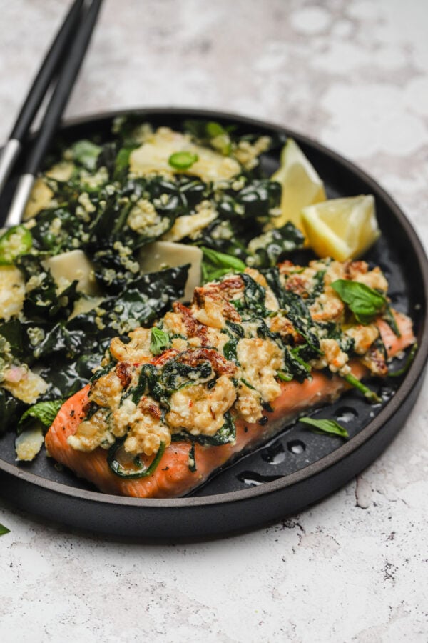 QuickBaked Salmon Florentine (Salmon Filets) Well Seasoned Studio