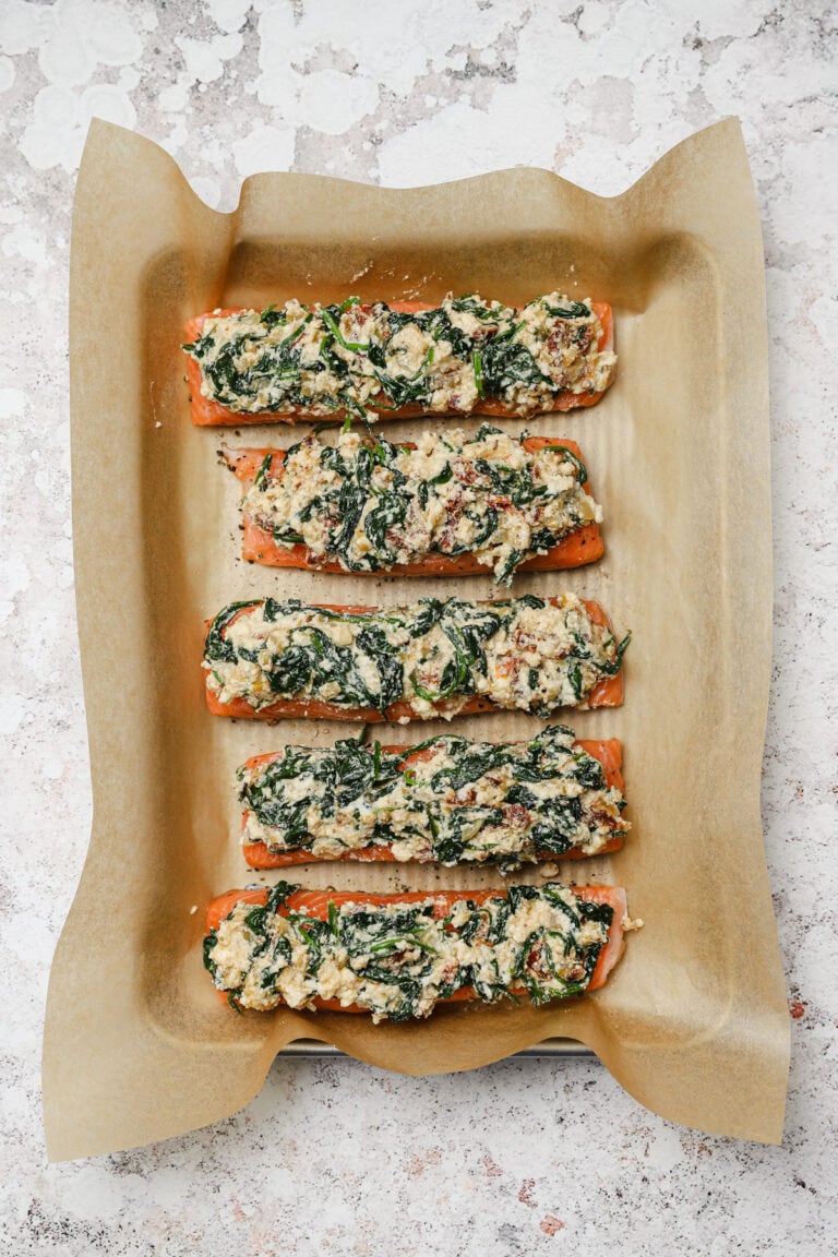 QuickBaked Salmon Florentine (Salmon Filets) Well Seasoned Studio