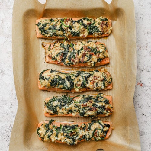 QuickBaked Salmon Florentine (Salmon Filets) Well Seasoned Studio