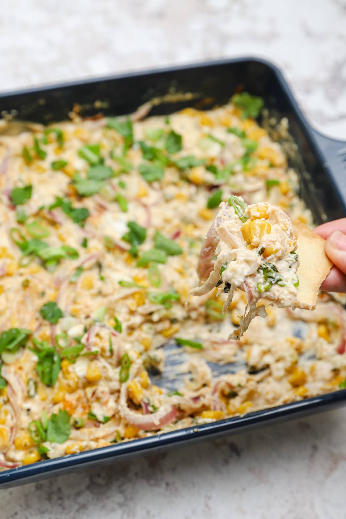 One Pan Spicy Baked Feta Dip (Go-To Easy Appetizer)