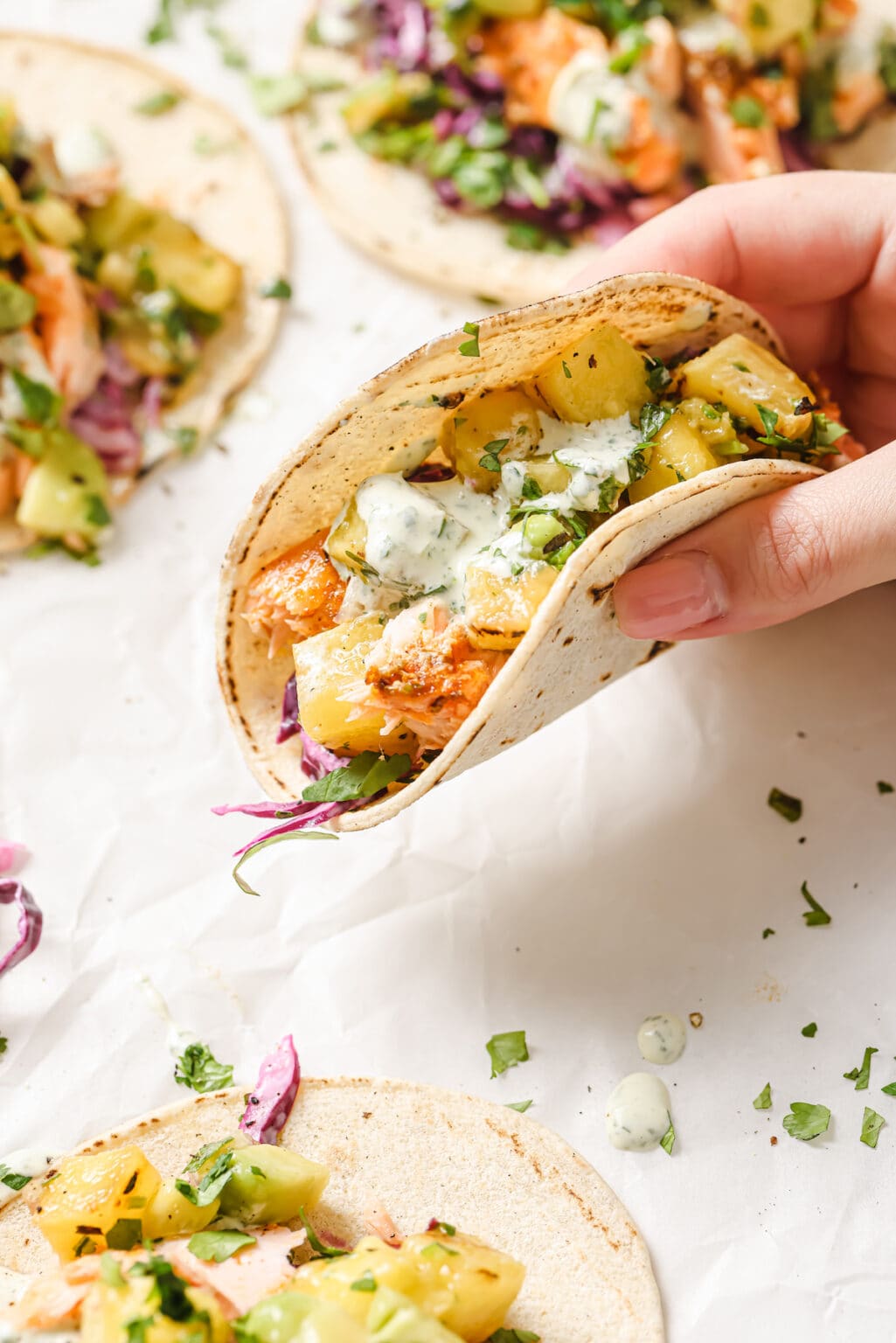 Cilantro Lime Crema (Fish Taco Sauce) Well Seasoned Studio