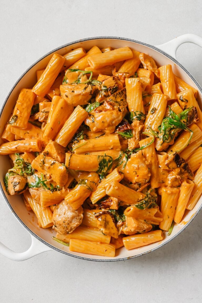 35Minute Creamy Tuscan Chicken Pasta Well Seasoned Studio