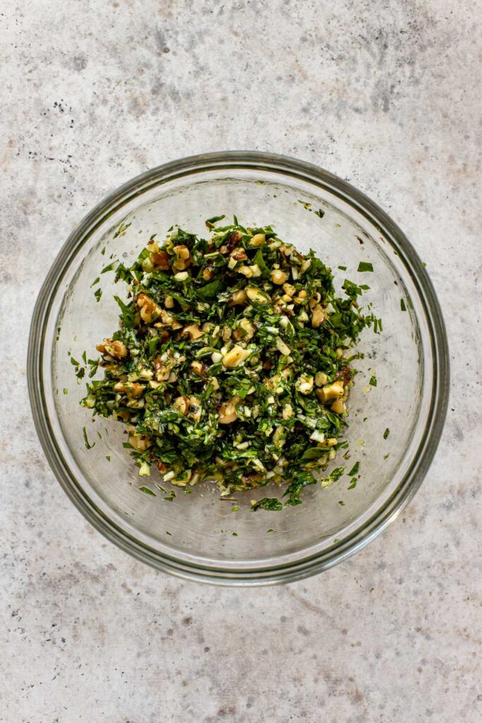 Crunchy Walnut Gremolata (For Pasta, Meats, and Veggies) Well