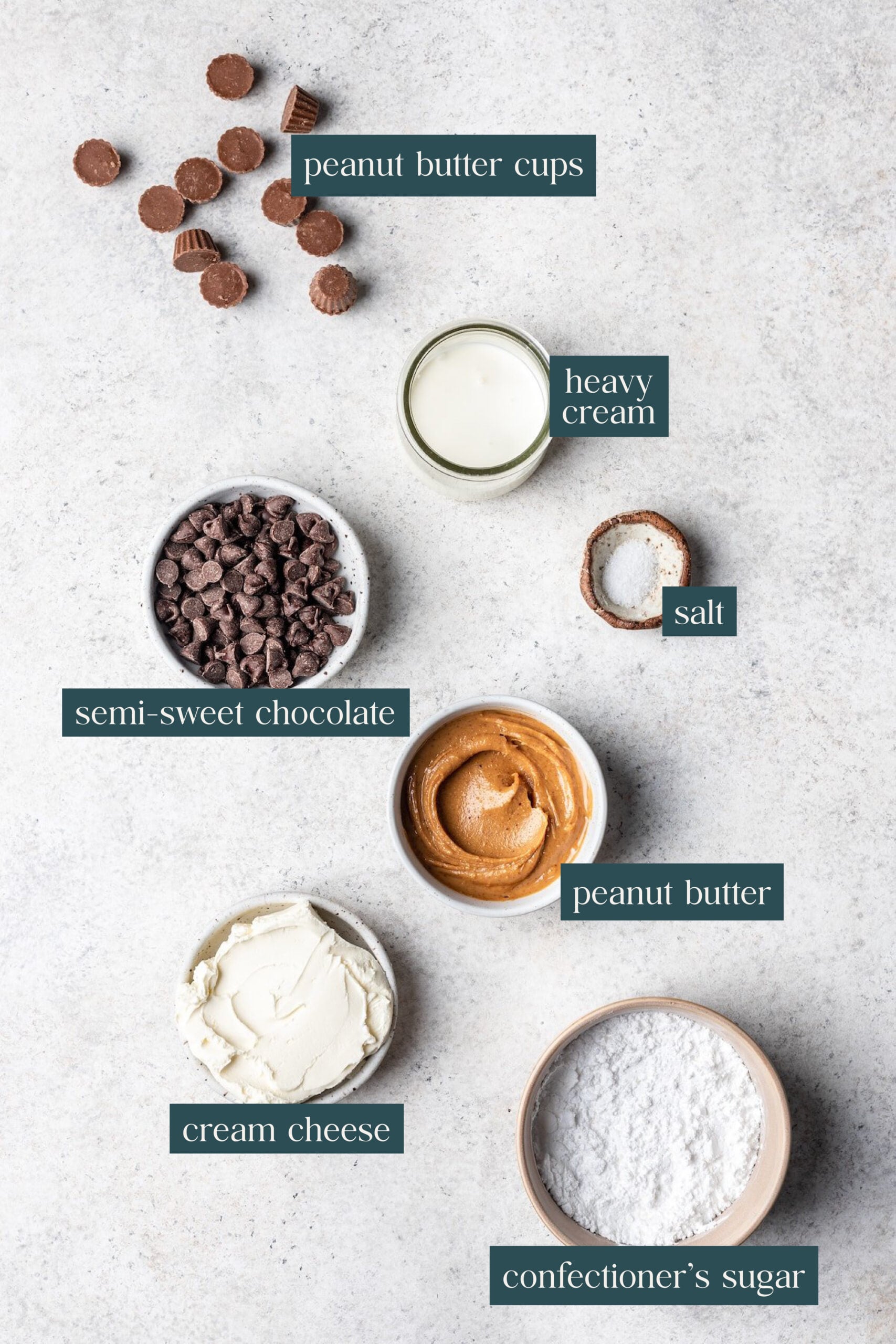 Creamy No-Cook Peanut Butter Mousse Cups - Well Seasoned Studio