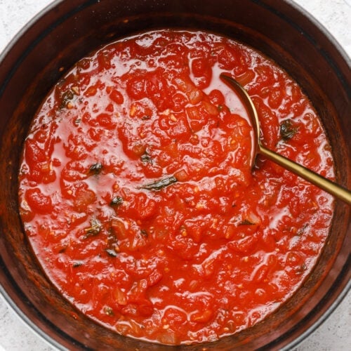 Quick Simmered Homemade Marinara Sauce Well Seasoned Studio