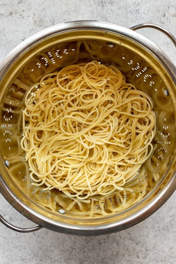 Strained Ricotta Lemon Ricotta Pasta with Walnut Gremolata - Well Seasoned Studio