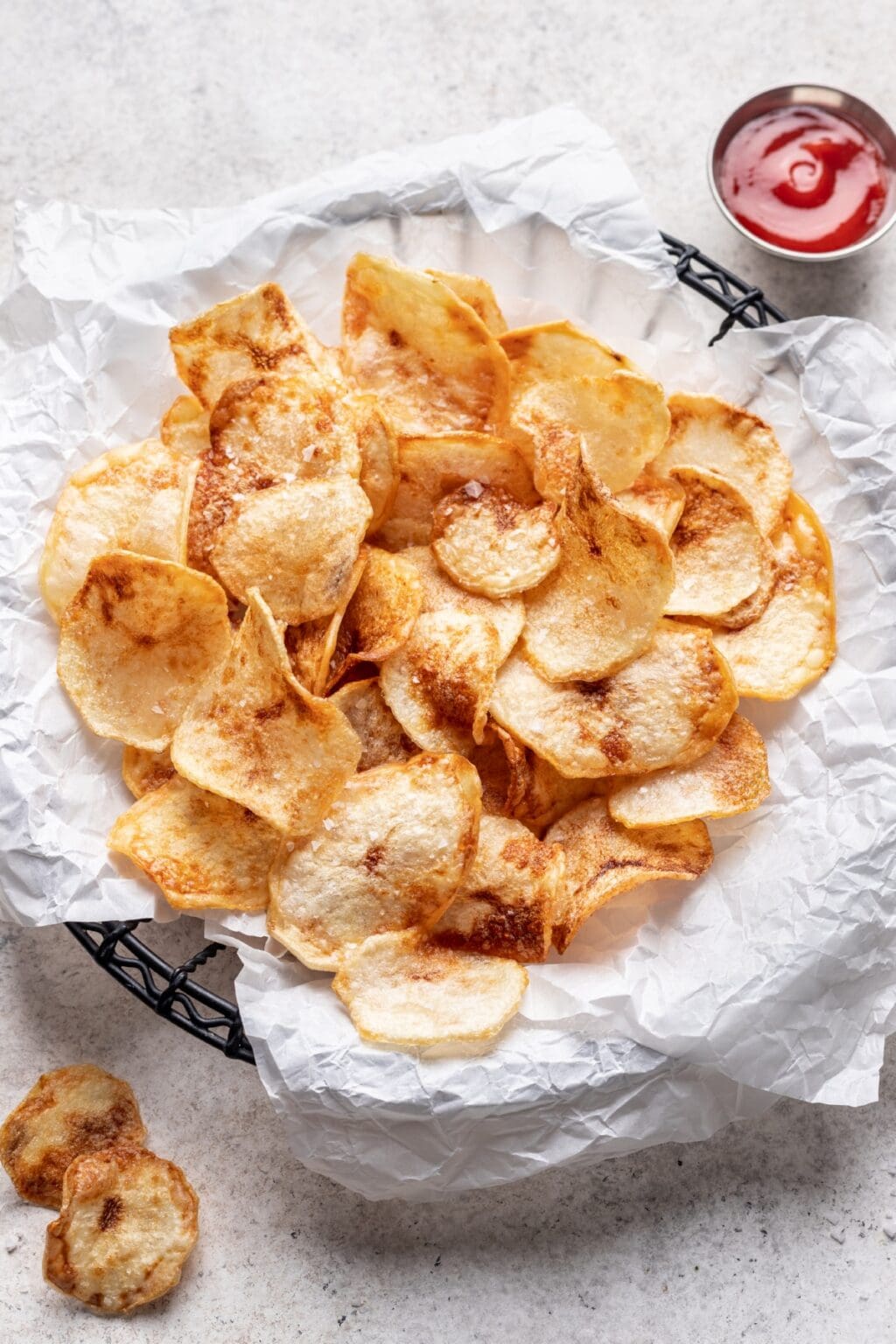 Thin & Crispy Homemade Potato Chips - Well Seasoned Studio