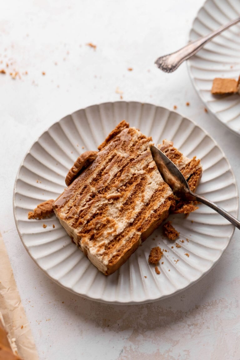 NoBake Cookie Butter Icebox Cake (with Speculoos) Well Seasoned Studio