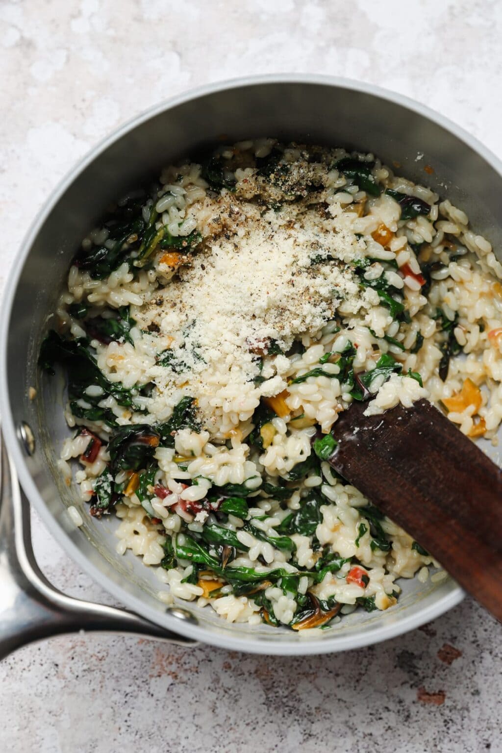 30Minute Truffle Risotto with Swiss Chard Well Seasoned Studio