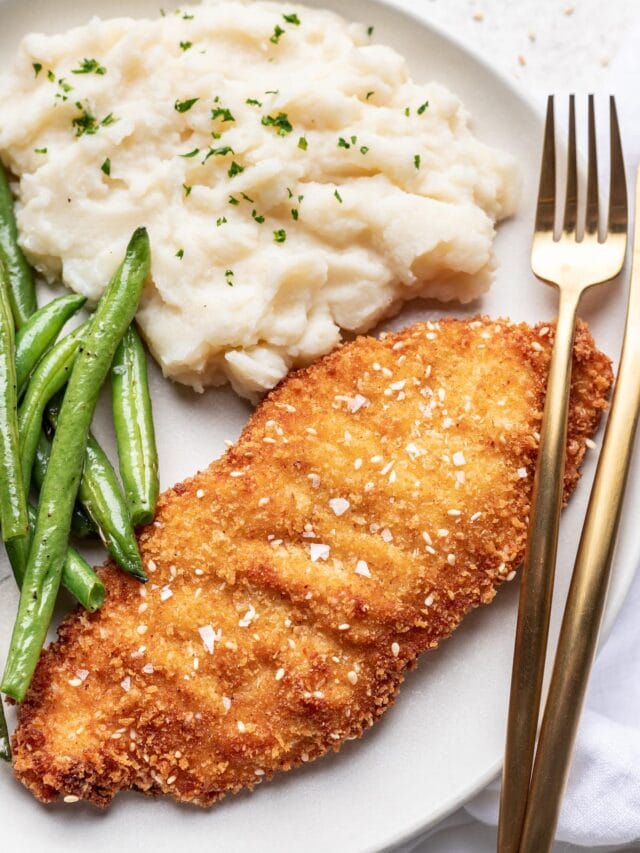 Pan Fried Chicken Schnitzel Well Seasoned Studio