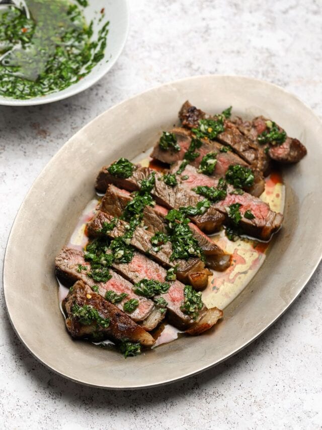 Pan Seared NY Strip Steak Well Seasoned Studio